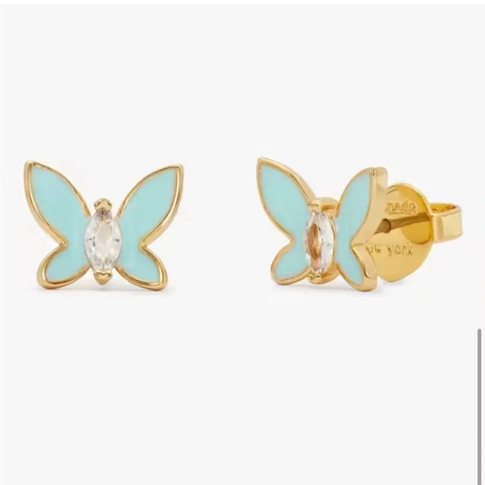 Kate Spade Social Butterfly‎ Mini  Stud Earrings NWT